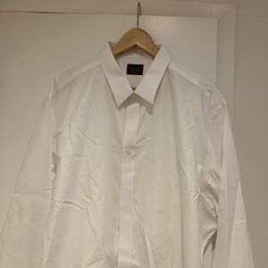 Untuckit White Men's Cotton Shirt, size XXX Large relaxed fit